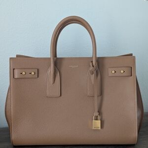 Saint Laurent Brown Tote Bag